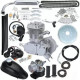 MOTOR BICICLETA KIT A80 80CC COMPLET CU ESAPAMENT, REZERVOR, APRINDERE, CARBURATOR.....